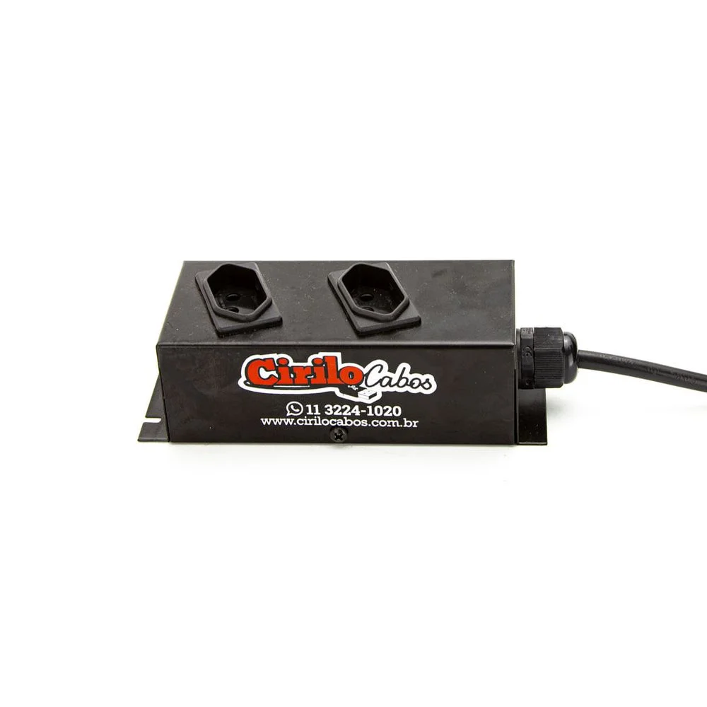 Imagem 3 de 3 do produto Extensão Com 2 Tomadas Cabo Pp 3x1,50 Mm² 20a 90 Metros 20 A 90 Mt