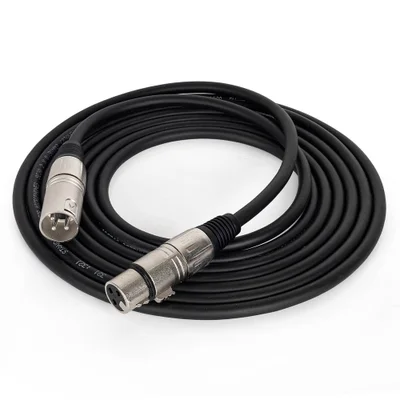 Cabo Xlr Macho X Xlr Fêmea Balanceado Profissional 90 Metros 90 Mt