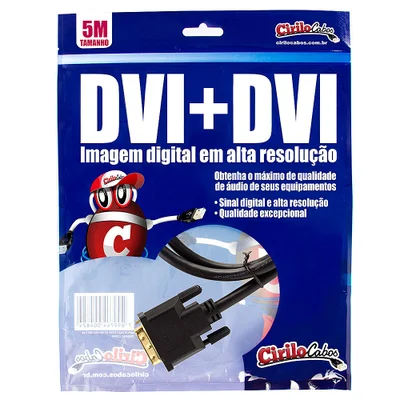 Cabo Dvi Para Dvi, 5 Metros - Cirilo Cabos