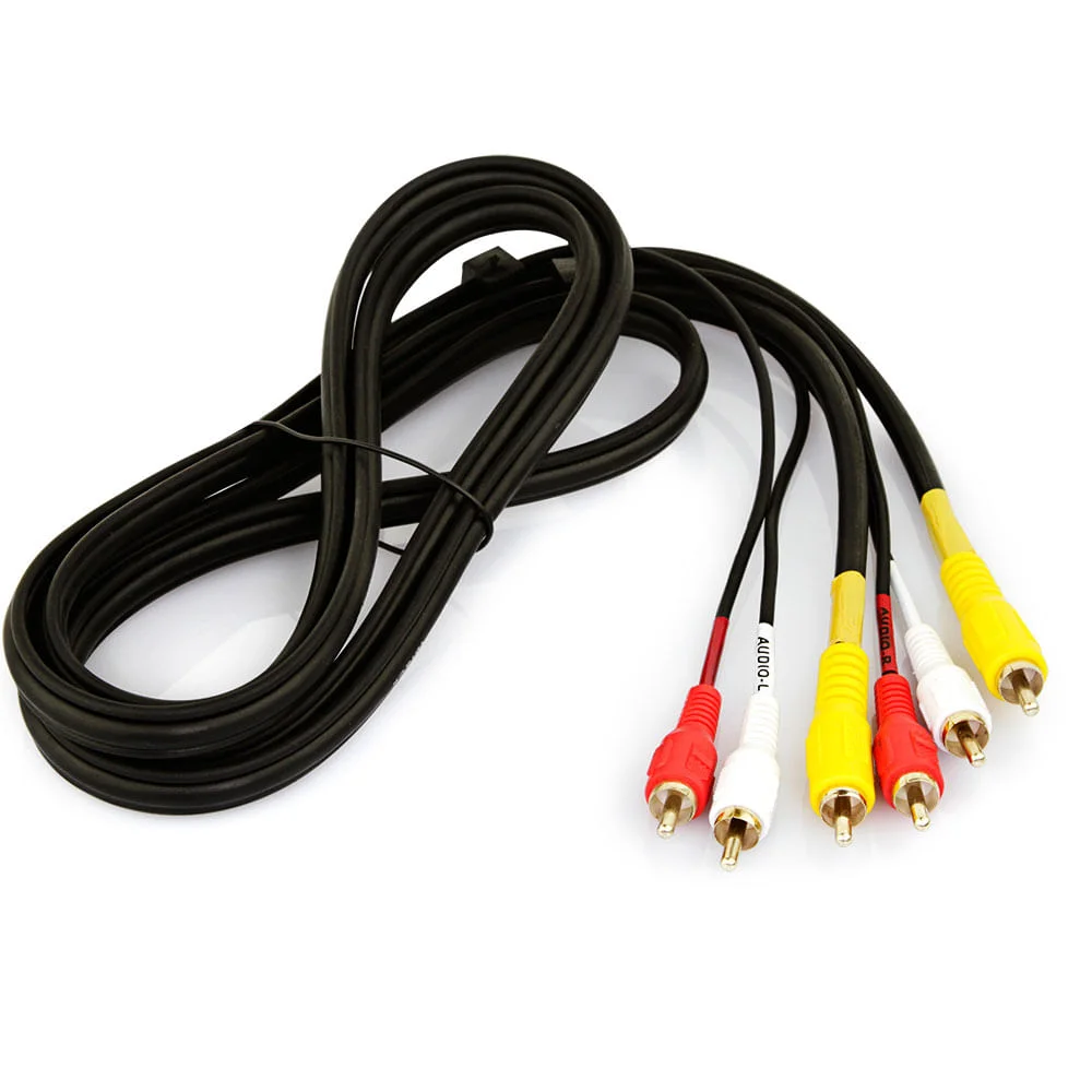 Imagem 2 de 2 do produto Cabo Áudio E Vídeo Coaxial 3 Mt 3 Mt