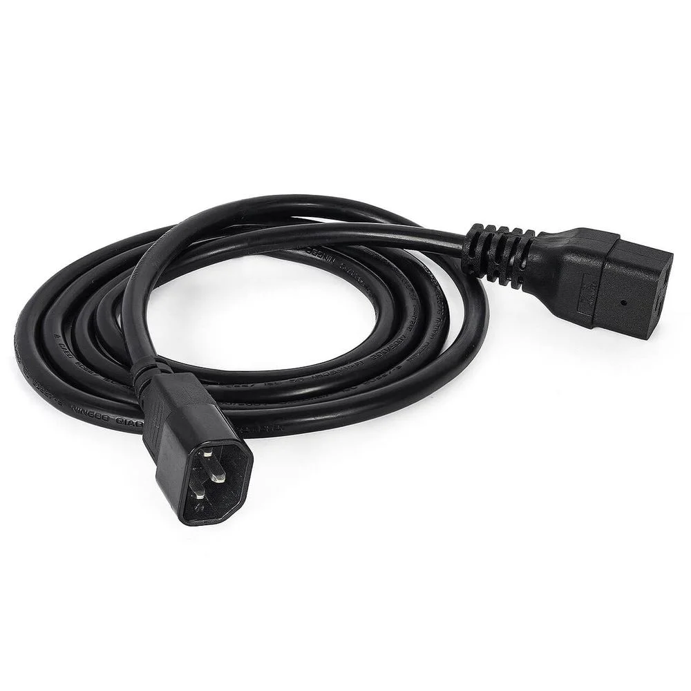 Imagem 5 de 5 do produto Cabo De Força Extensor Iec C19 14awg 5 Metros 5 Mt