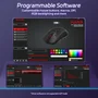 Mouse Gamer Redragon Hana Sem Fio RGB Preto Sensor 7200 Dpi