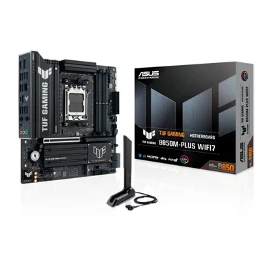 Placa Mãe Asus Tuf Gaming B850m-plus Wifi7 Am5 4xDDR5 Amd B850 Matx  - 90mb1mu0-m0eay0
