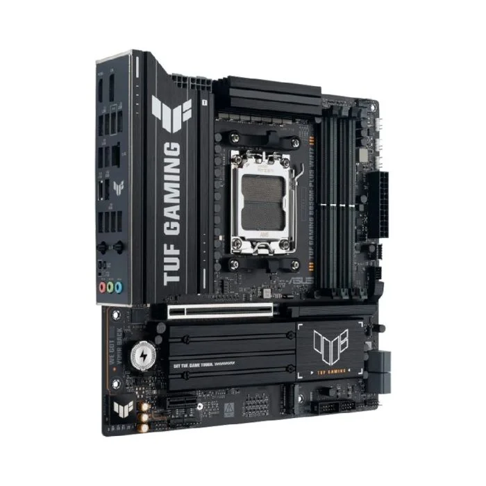 Imagem 2 de 5 do produto Placa Mãe Asus Tuf Gaming B850m-plus Wifi7 Am5 4xDDR5 Amd B850 Matx  - 90mb1mu0-m0eay0
