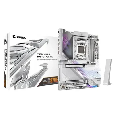 Placa Mae Gigabyte Amd (am5)  Atx Ddr5 - X870 Aorus Master X Ice