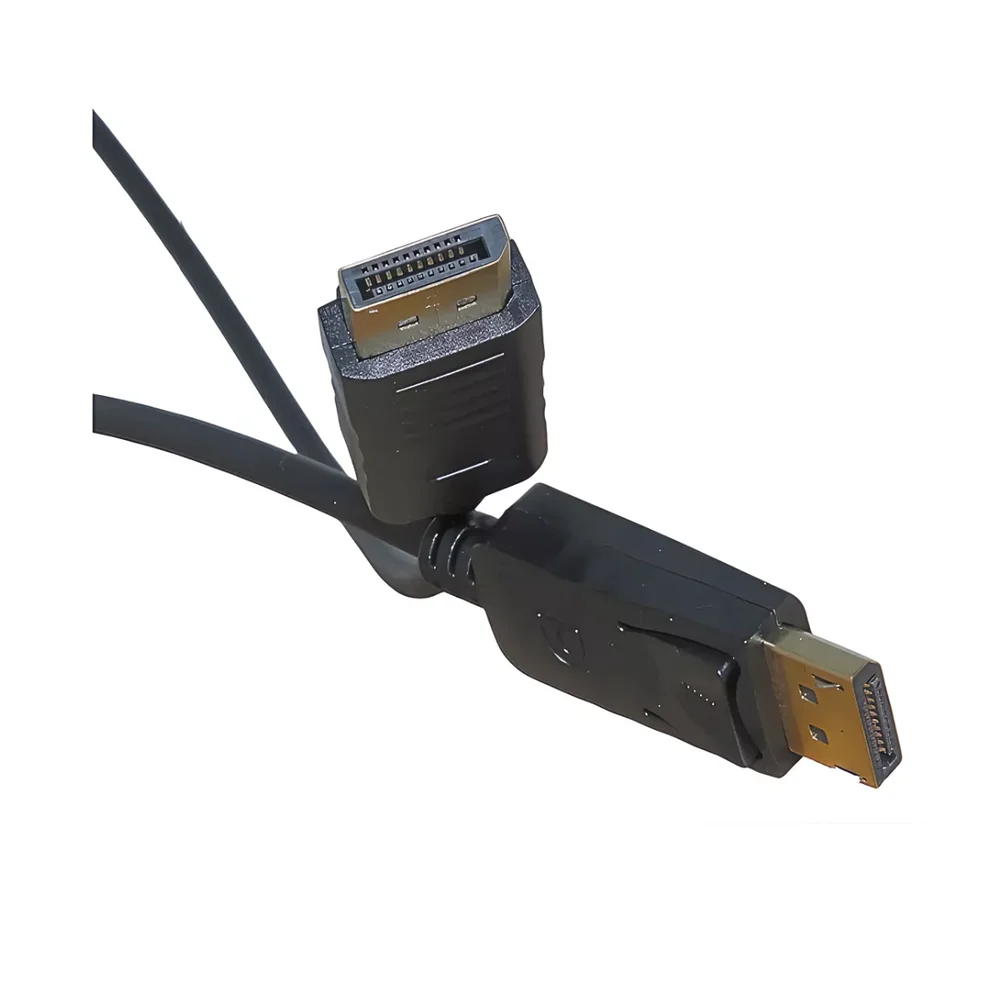 Imagem 2 de 5 do produto Cabo Displayport 1.8 Metros Blindado 4k Full Hd 1080p Kapbom Ka-dp-1.8m