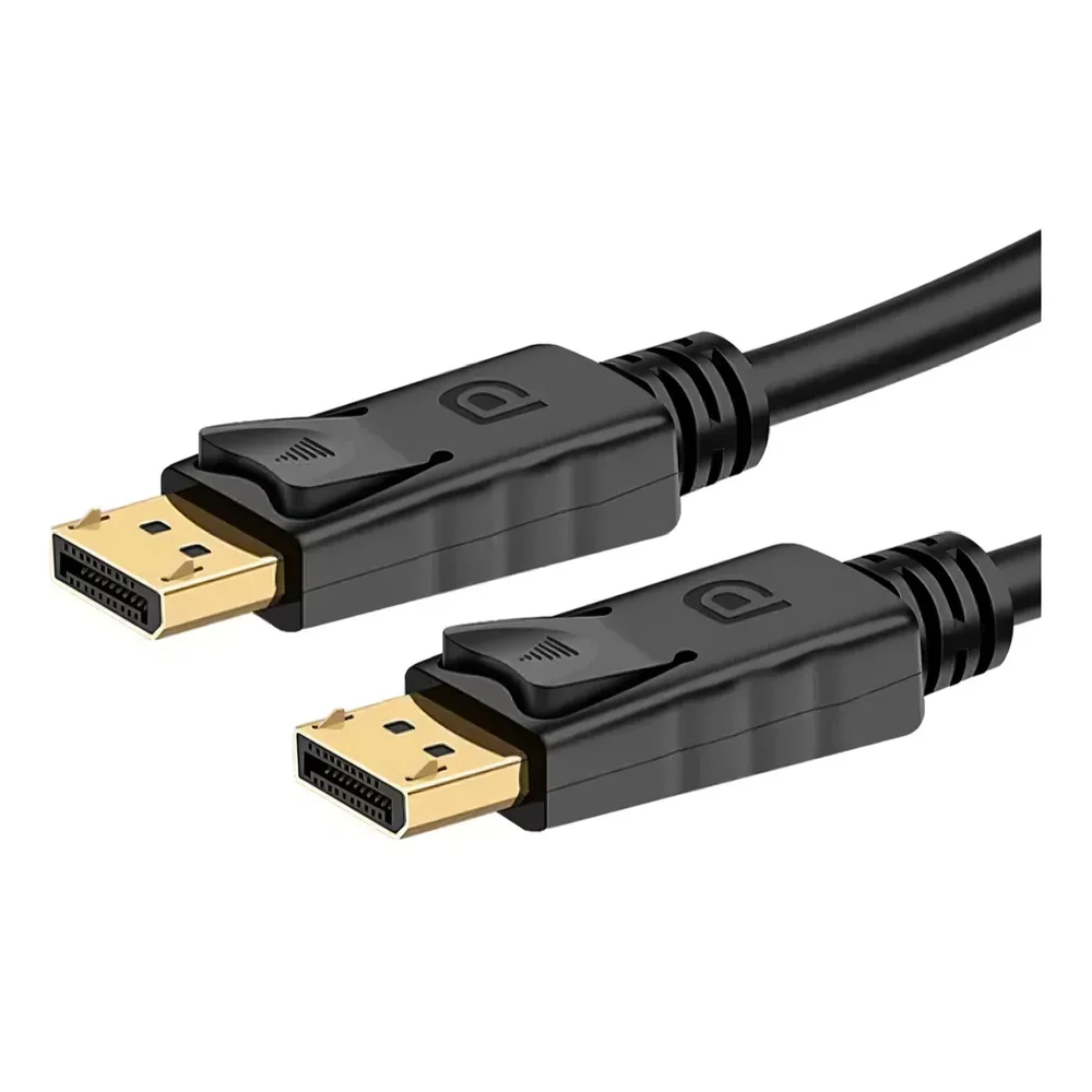 Imagem 4 de 5 do produto Cabo Displayport 1.8 Metros Blindado 4k Full Hd 1080p Kapbom Ka-dp-1.8m