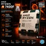 Processador Amd Am5 Ryzen 5 7400f 3,7ghz, 6/12, Oem, Sem Cooler