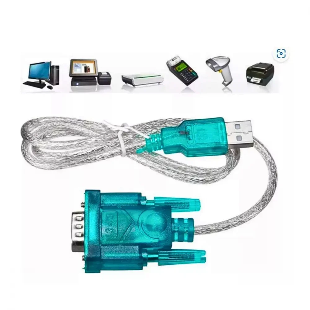 Imagem 5 de 5 do produto Cabo Adaptador Usb 2.0 Serial Rs232 Conversor Db9 9 Pinos Kapbom Ka-1109