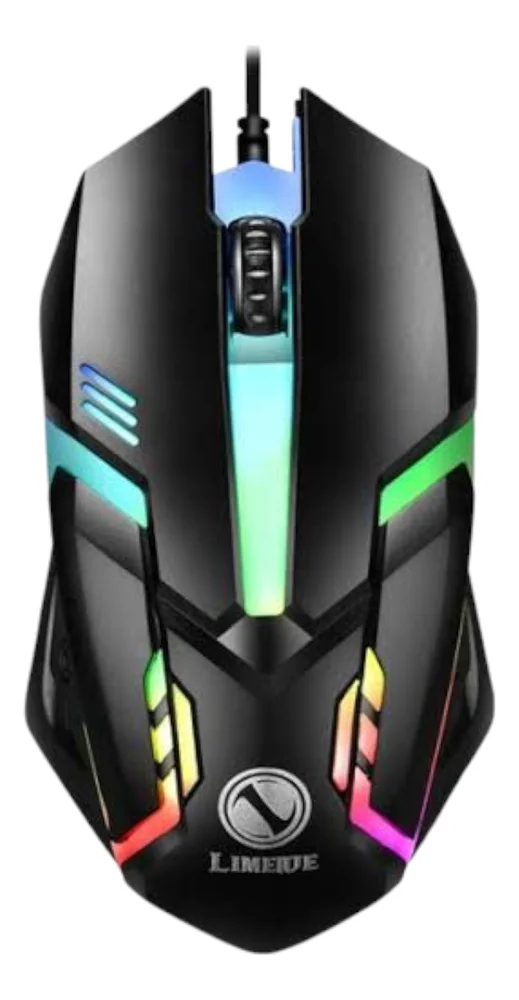 Mouse Gamer Optico Usb 1200 Dpi Com LED Jogo Trabalho Fy S1 Mouse Gamer Optico Usb 1200 Dpi Com LED Jogo Trabalho Fy S1