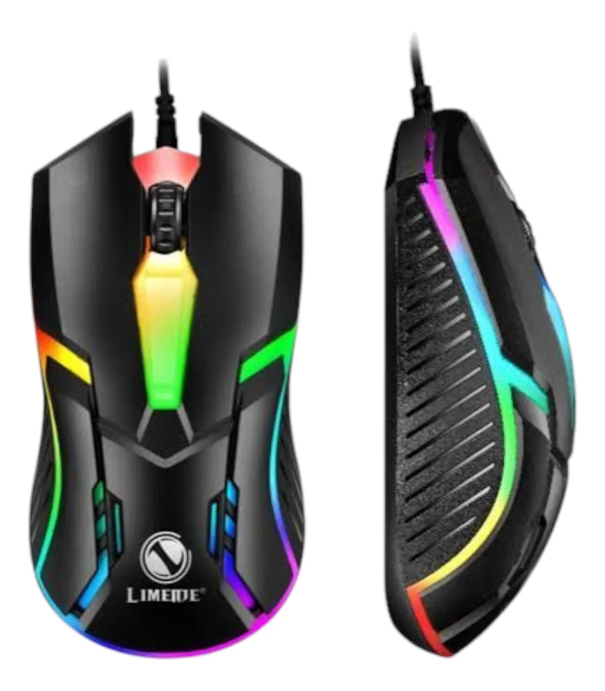 Mouse Gamer Optico Usb 1200 Dpi Com LED Jogo Trabalho Fy S1 Mouse Gamer Optico Usb 1200 Dpi Com LED Jogo Trabalho Fy S1