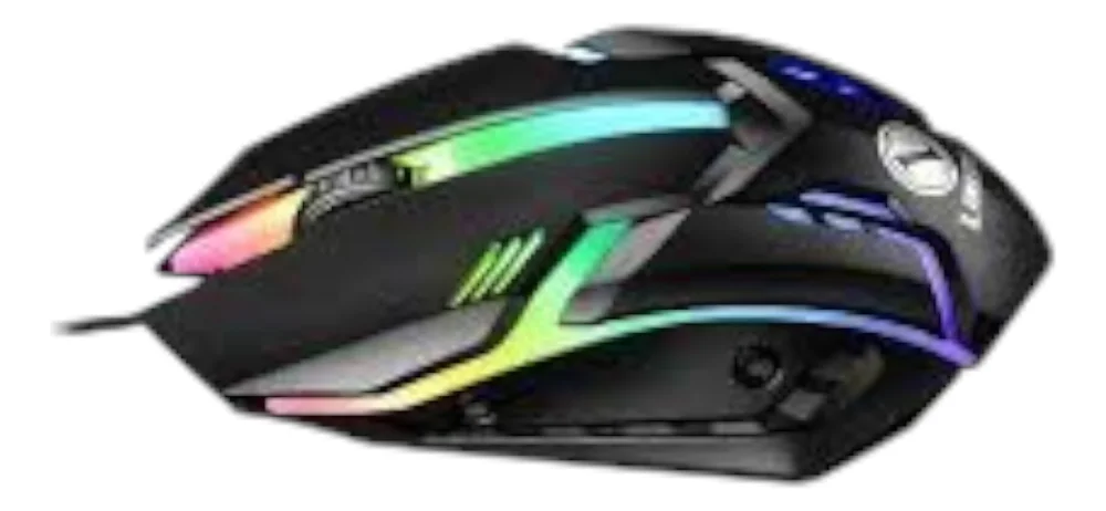 Mouse Gamer Optico Usb 1200 Dpi Com LED Jogo Trabalho Fy S1 Mouse Gamer Optico Usb 1200 Dpi Com LED Jogo Trabalho Fy S1