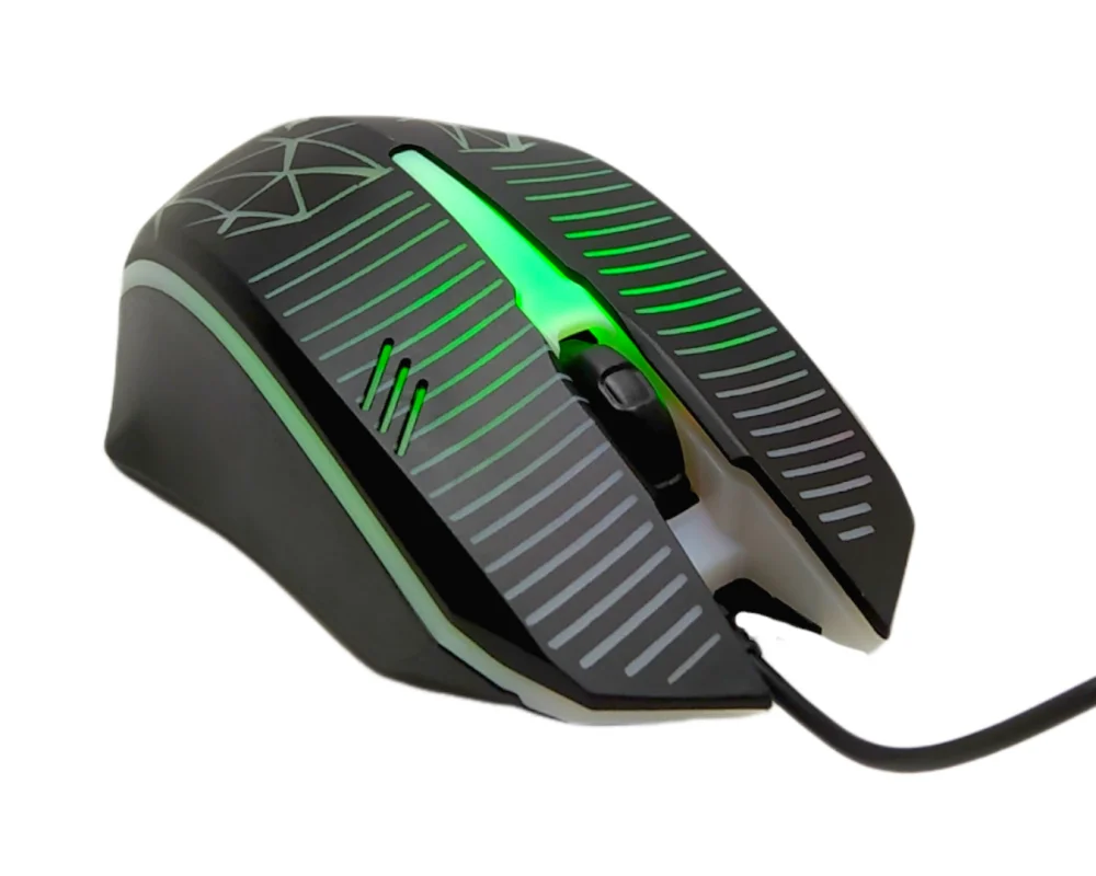 Imagem 2 de 5 do produto Mouse Gamer Glow RGB Usb LED PC Notebook Oas-v06