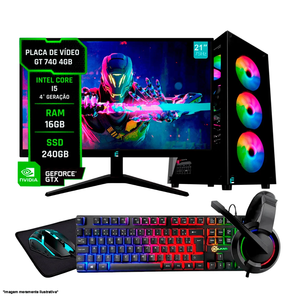 NEC デスクトップPC/i5/16G/SSD240/GT740/Office Produtos com até 15 OFF no PIX KaBuM