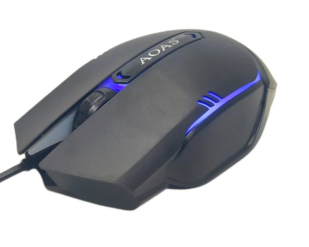 Imagem 2 de 5 do produto Mouse Gamer Glow RGB Usb LED Oas-v05