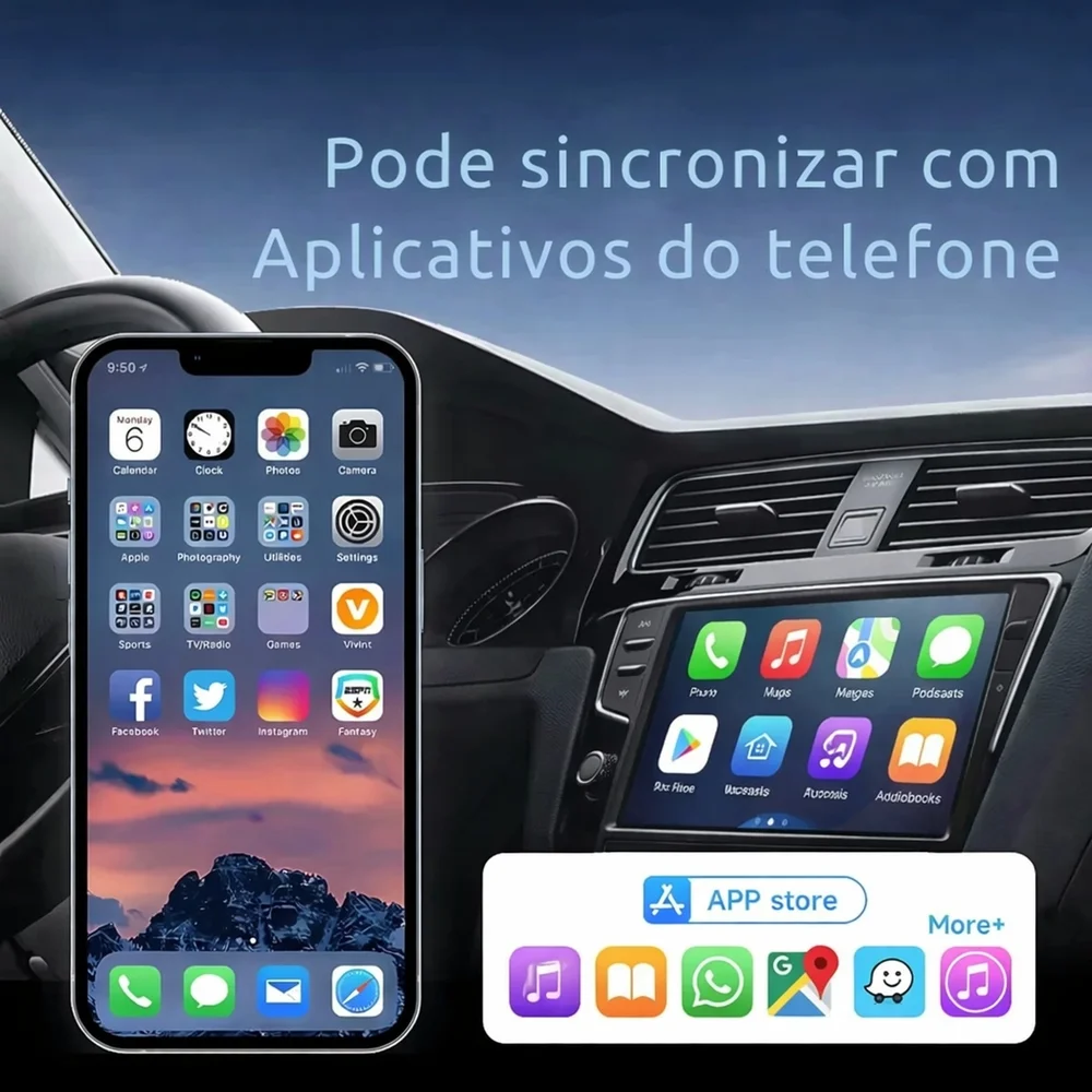Imagem 5 de 5 do produto Adaptador Carplay Sem Fio Bluetooth Plug & Play