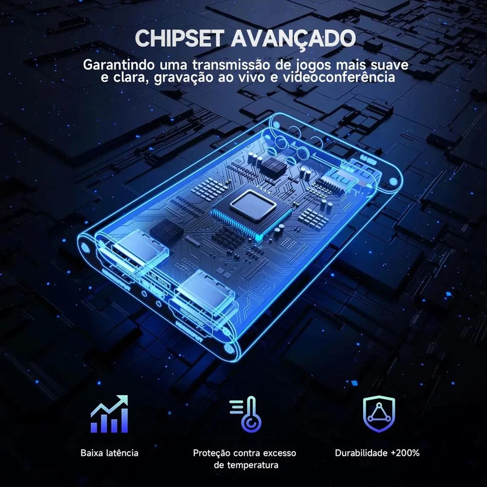 Imagem 5 de 5 do produto Placa De Captura De Vídeo HDMI Usb 3.0 4k Full Hd Externa