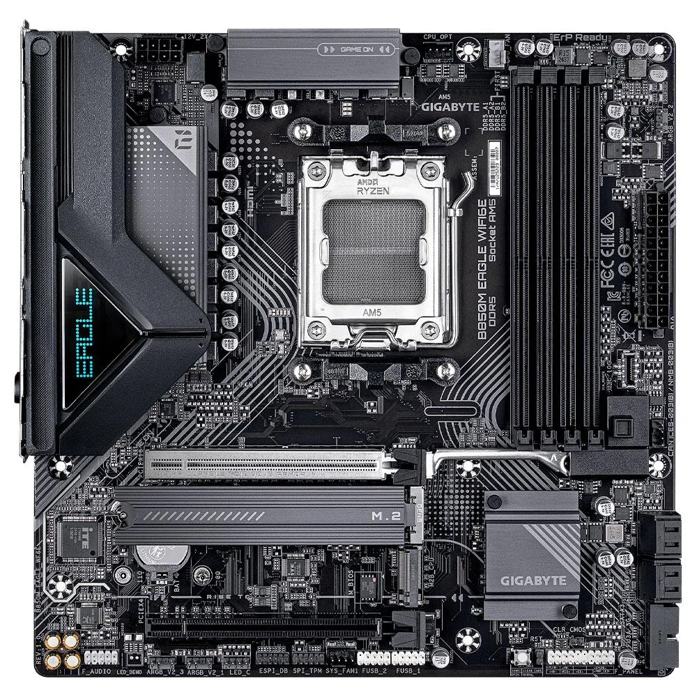 Placa Mãe Gigabyte B850m Eagle Wf6e 1.0 Ddr5 Am5 7