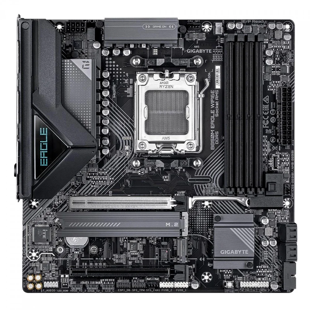 Imagem 4 de 4 do produto Placa Mãe Gigabyte B850m Eagle Wifi6e, Chipset B850, Amd Am5, M-atx, Ddr5