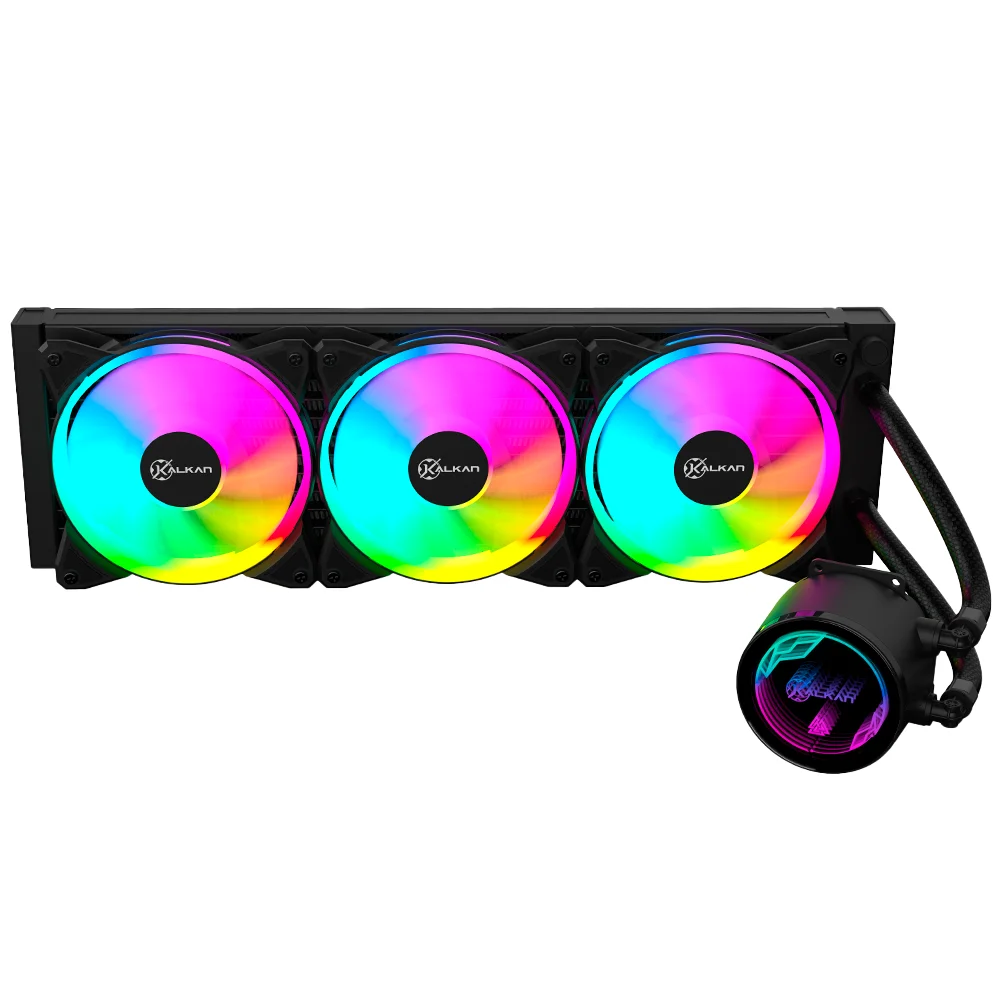 Imagem 2 de 5 do produto Water Cooler Kalkan Iota V2 360 RGB 360mm Tdp 280w