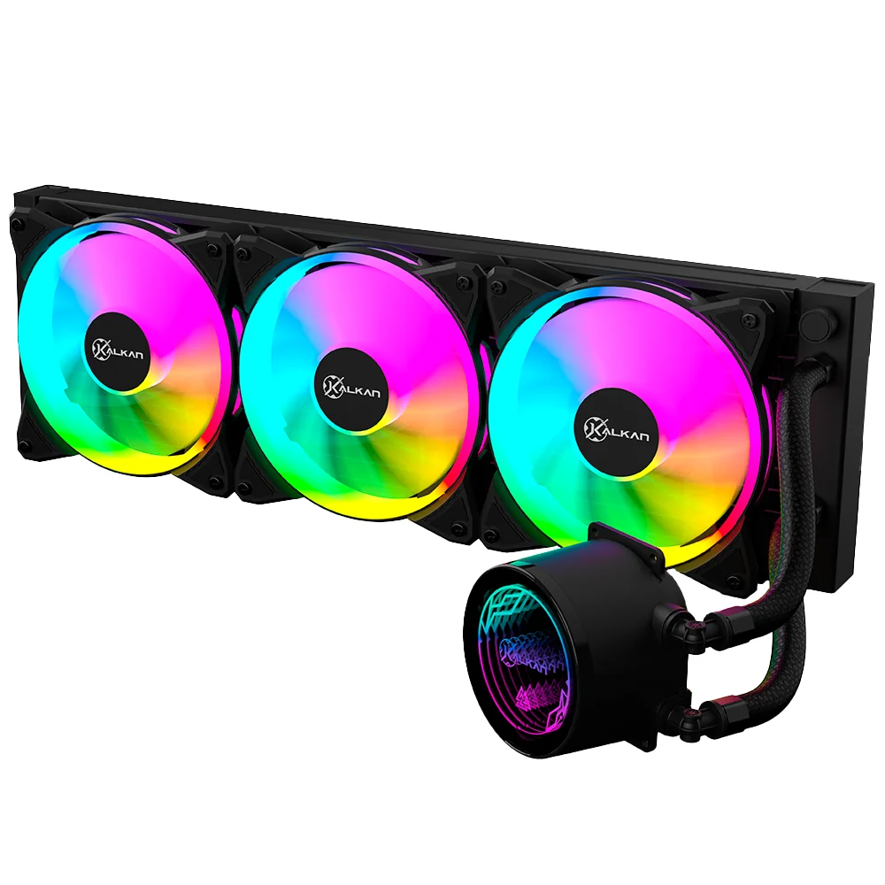 Imagem 3 de 5 do produto Water Cooler Kalkan Iota V2 360 RGB 360mm Tdp 280w