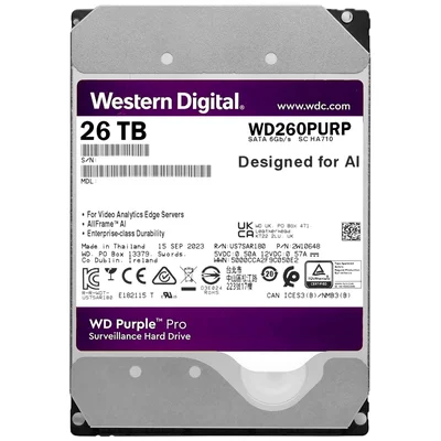 Hd WD 26tb Wd Purple Pro 3.5" Sata 3 7200rpm - Wd260purp