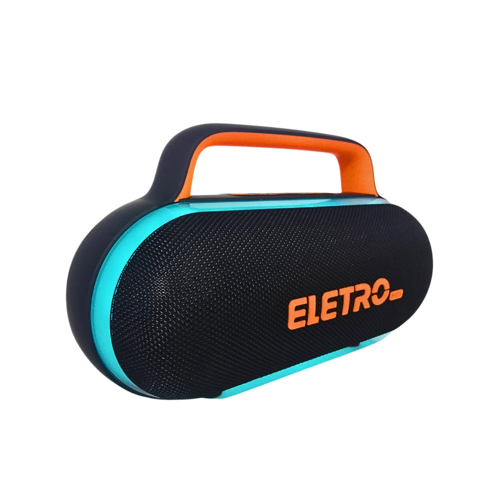 Imagem 2 de 5 do produto Caixa De Som Bluetooth Portátil LED RGB 80w Eletromex El-1126