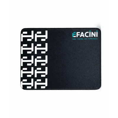 Mouse Pad Tech Series Efacini Base Emborrachada 220×180mm Preto