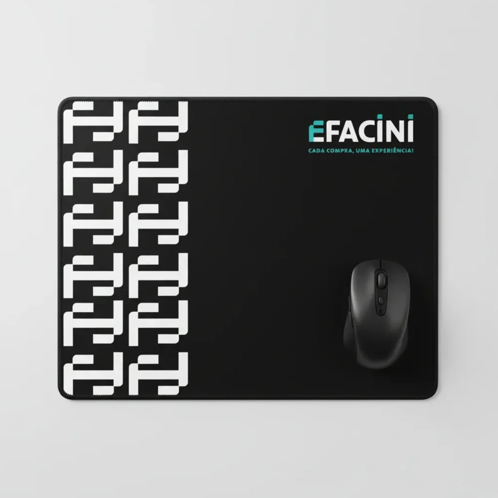 Imagem 4 de 5 do produto Mouse Pad Tech Series Efacini Base Emborrachada 220×180mm Preto