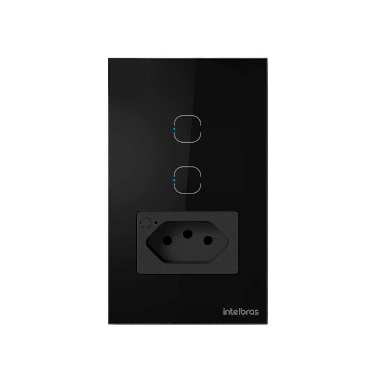 Tomada Com Interruptor Inteligente Wi-fi Etw 1011 Intelbras Preto