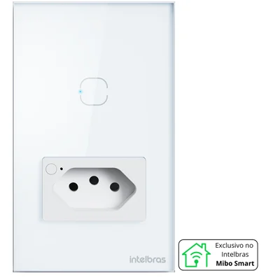Tomada Com Interruptor Inteligente Wi-fi Etw 1011 Intelbras Branco