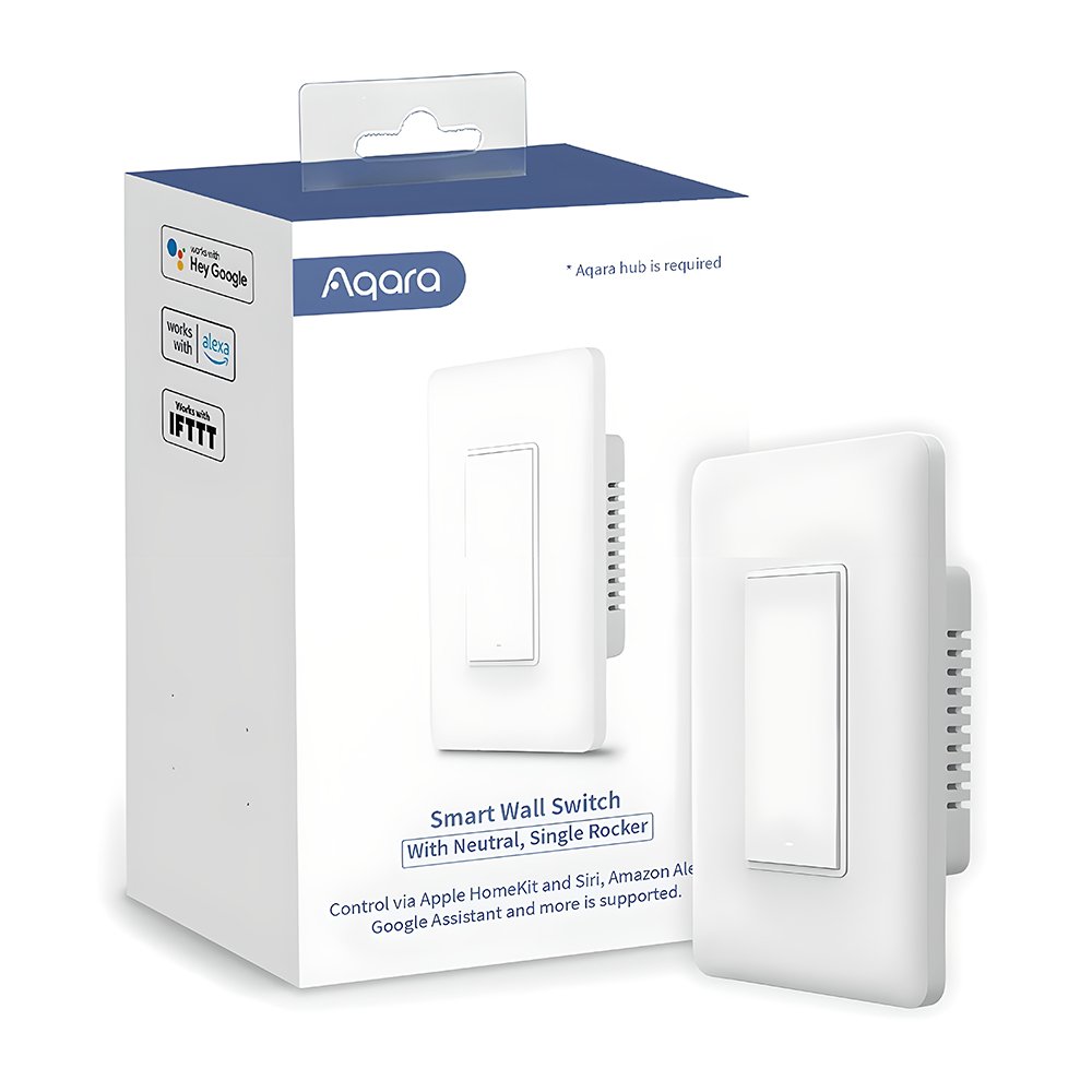 Interruptor Parede Inteligente Aqara Wsusc03 1tecla C/neutro
