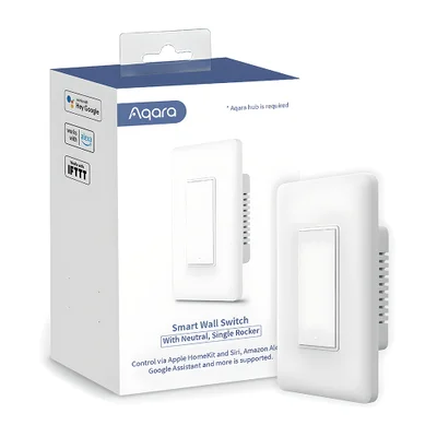 Interruptor Parede Inteligente Aqara Wsusc03 1tecla C/neutro