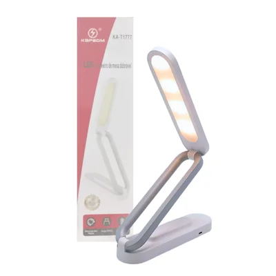 Luminária De Mesa Dobrável Top Light Recarregável Usb Kapbom Ka-t1777