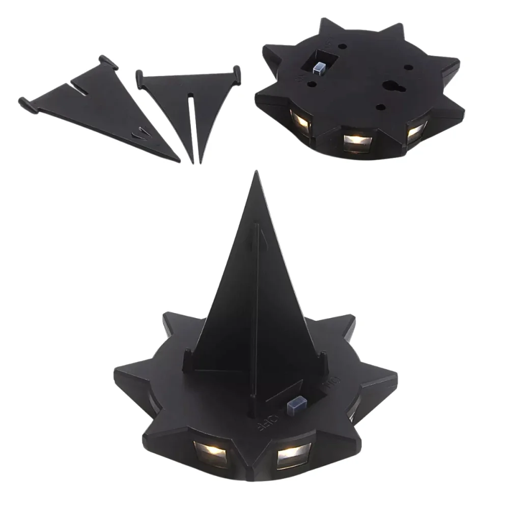 Imagem 3 de 5 do produto Luminária Solar De Piso E Parede Com LED Quente 8 LEDs Altomex Al-b1323