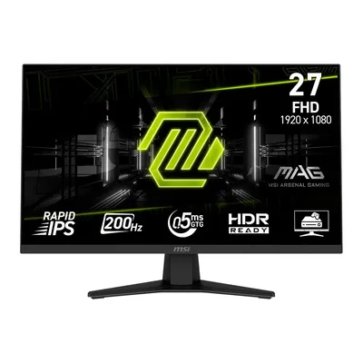 Monitor Gamer 27” Msi Mag 274f, Fhd, Rapid Ips, 200hz, 0.5ms, 101% SRGB, HDMI/dp