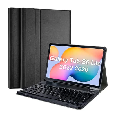 Teclado Sem Fio Typecase Para Samsung S6 Lite 10.4 Pol Preto