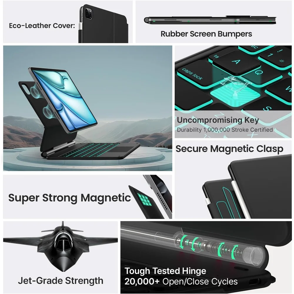 Imagem 4 de 5 do produto Capa Teclado Ipad Air/pro 11 Typecase Edge Trackpad Premium