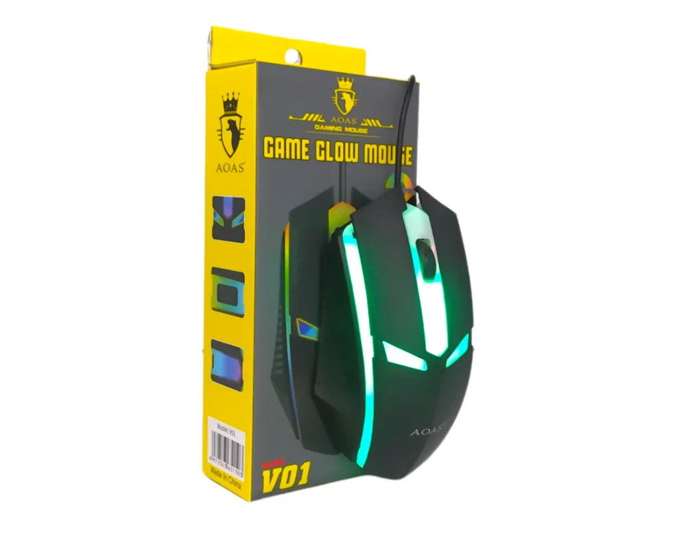 Imagem 2 de 5 do produto Mouse Gamer Com Fio Sensor De Laser Com Resolucao De 1200 Dpi Dw-01 Durawell