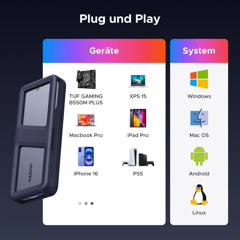 Case Externo SSD Nvme M.2 20gbps Usb C 3.2 Gen2x2 Case Externo SSD Nvme M.2 20gbps Usb C 3.2 Gen2x2
