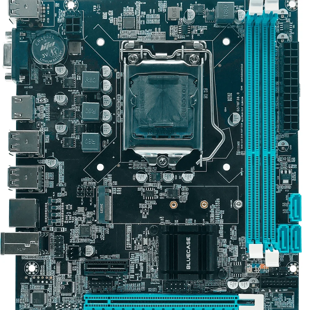 Placa Mãe H61 Bluevix Bmbh61-g2hg-m2 10/100/1000 4