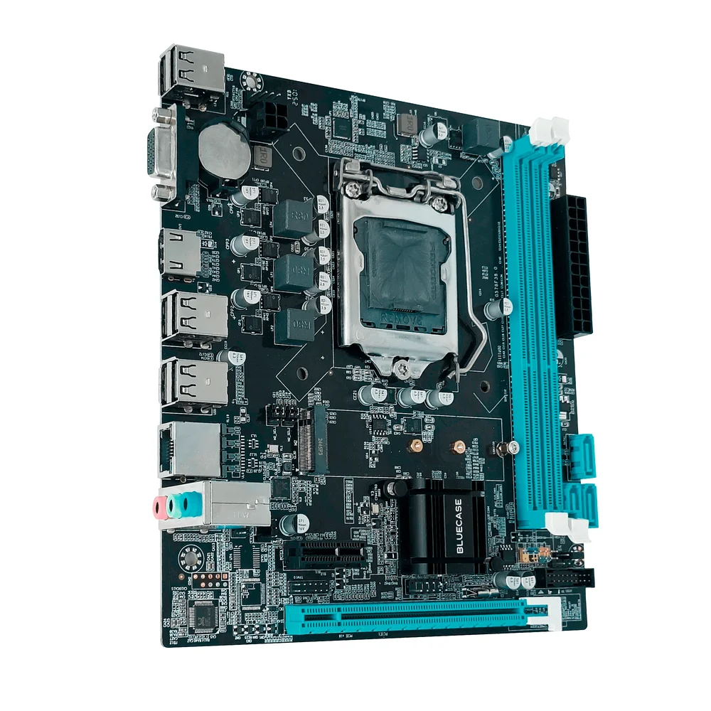 Placa Mãe H61 Bluevix Bmbh61-g2hg-m2 10/100/1000 5