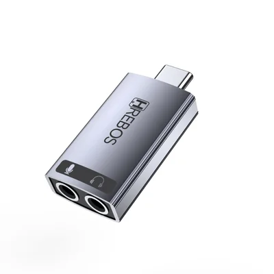 Audiosplit Tipo C Modelo Ad-258c – Adaptador De Áudio 3,5 Mm (prata)