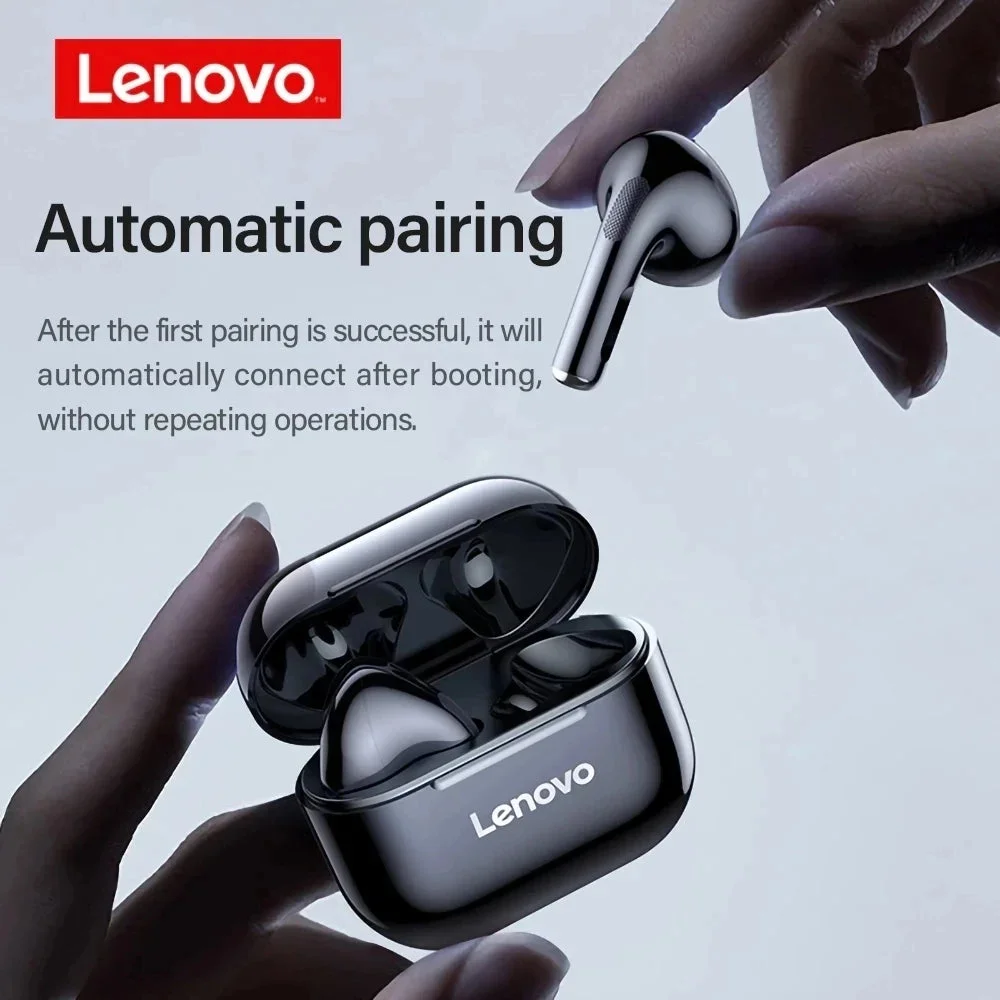Imagem 4 de 4 do produto Fones Lenovo Lp40 Tws Bluetooth Estreo Controle Touch Preto