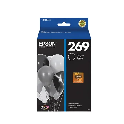 Cartucho T269 T269020 Black Lacrado Xp-702 Xp-802