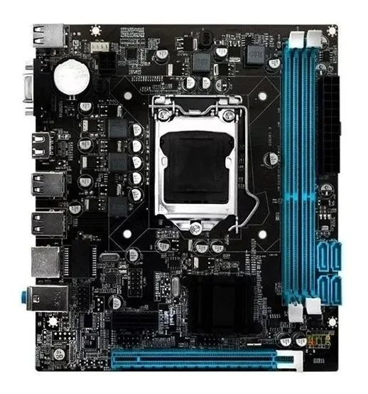 Placa Mae Intel 1155 2xDDR3 16gb HDMI/vga Gl-h61-ma Goline 5