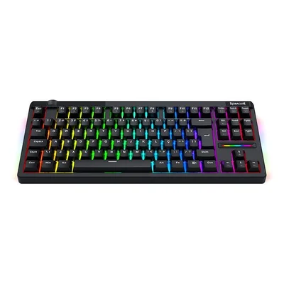 Teclado Magnetico Redragon Otiim, RGB, Abnt2, Preto, K729RGB-m