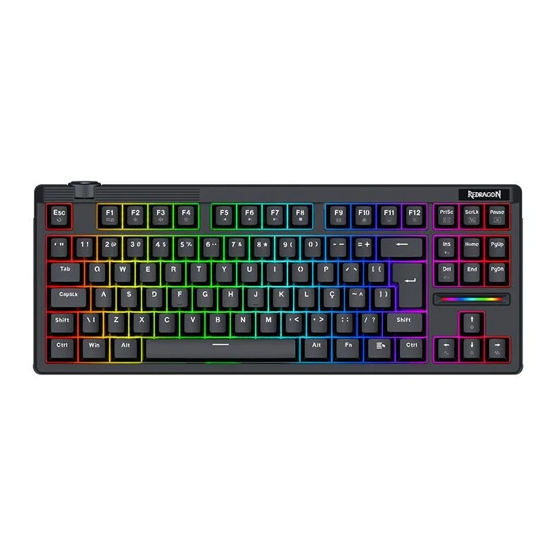Imagem 3 de 5 do produto Teclado Magnetico Redragon Otiim, RGB, Abnt2, Preto, K729RGB-m