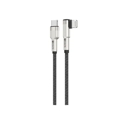 Cabo Usb-c Hrebos Cb-378c 100w Nylon Metal Arch 1m Preto