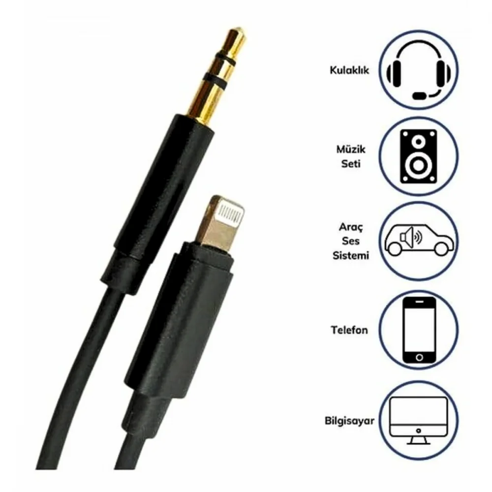 Imagem 3 de 4 do produto Adaptador Compatível Com  Lightning I.o.s. P.2. 3.5 Aux Altomex